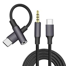 USB-C AUX Kabel in Audio Adapter Klinke 3,5mm für Samsung Huawei Xiaomi iPhone