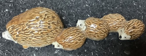 Porzellanfigur igel familie - porzellanfigur,