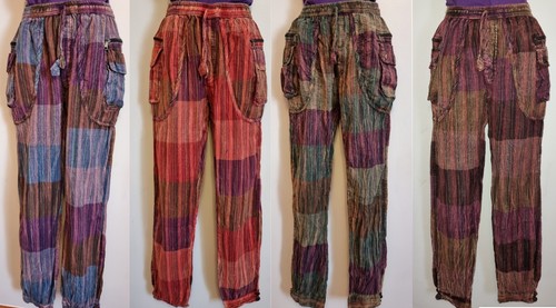 Stonewashed baumwollhose - stonewashed,