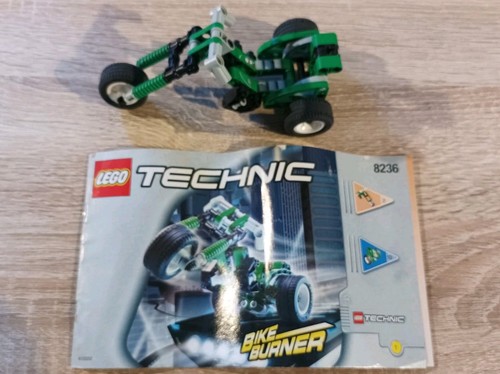 Lego technik 8236 bike - lego, burner