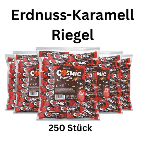 250 erdnuss karamell riegel - erdnuss,