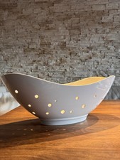 KPM Berlin – Großes Blumenschiff mit Kreisausschnitt – Reedition ab 2007 – 47 cm