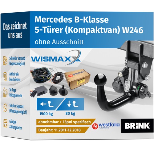 Ahk für mercedes - mercedes, b-klasse