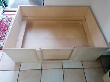 Vollmassive Welpen/Hunde/Katzen Wurfbox mit Schutzleisten und 2-teiliger Tür