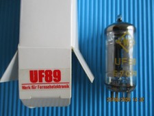UF89 Elektronen-Röhre von WF Noval-Sockel NOS