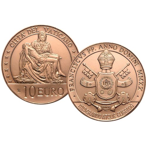 Euro gedenkmünze vatikan - 10,