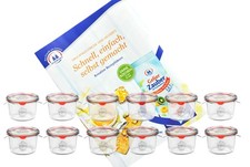 12 Weck Gläser 80ml Deckel