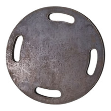 Ronde Langloch Stahlplatte Ankerplatte Anschweißplatte Kopfplatte Lochplatte