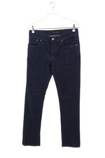 Nudie Jeans Dark Denim Skinny-Jeans Logo-Patch W33 L32 dunkelblau GRIM TIM