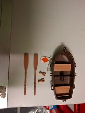 Großes braunes Ruderboot