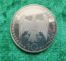 Silber Gedenkmünze 10 DM 1994 - Der Deutsche Widerstand 1933-1945 A