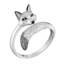 Sterling Silver Enamel Finger