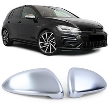 Spiegelkappen Silber Matt zum Austausch für VW Golf 7 VII 5G1 Limousine ab 12
