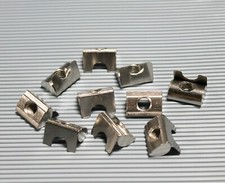 10 Stk. Nutensteine Nut 8 40 Aluprofil M4/ M5/ M6/ M8 Nutenstein mit Federblech 