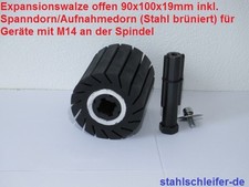 Spanndorn,Aufnahmedorn u Expansionswalze  für Winkelschleifer, Satiniermaschine