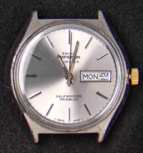 Swiss emperor silver - silver, dial