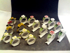 Porzellan Serviettenringe