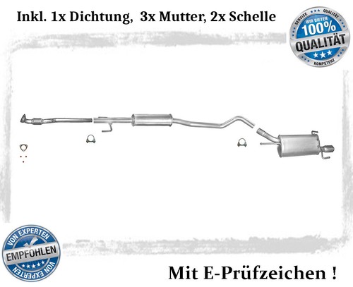 Auspuffanlage für opel tigra - opel,
