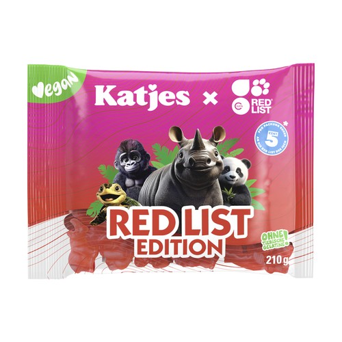 Katjes red list edition - red,