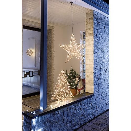 LED-3D-Metall-Weihnachtsstern