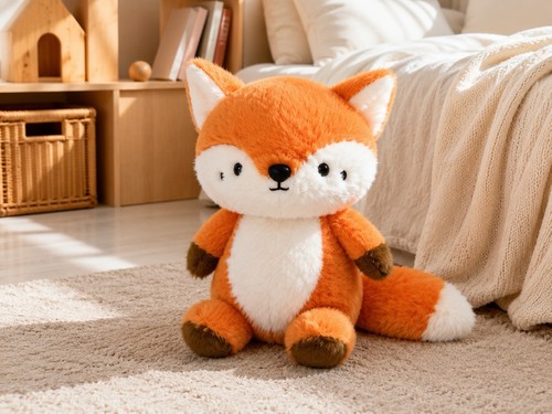 Plüschtier fuchs grau - plüschtier,