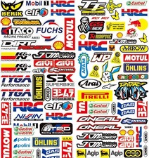 3 Bilder Motorrad Aufkleber