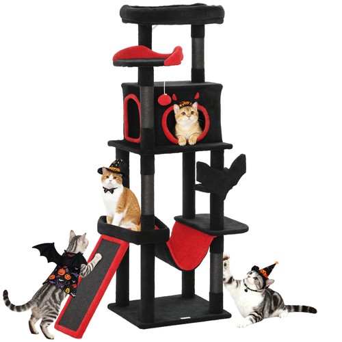 Pawhut 152 gothic kratzbaum - cm,