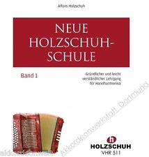 Neue Holzschuh Schule 1,Diatonische Hand- Harmonika, Book for diatonic accordion