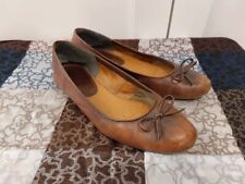 Pesaro Ballerina  Gr. 38 Braun Leder  gerne getragen