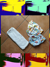 2x Stoffwindeln Pocketwindeln Onesize Nappies wiederverwendbar Tiere Zoo Bagger