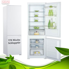 PKM Einbau Kühl Gefrierkombination LED Beleuchtung Schlepptür 178er Nische NEU