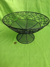 TCM Dekoschale Obstschale Metall schwarz matt