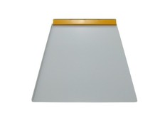 Klemmbrett Klemme kurze Seite Alu A4 clipboard Schreibplatte