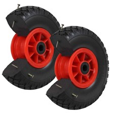 2x Sackkarrenrad Vollgummi 260