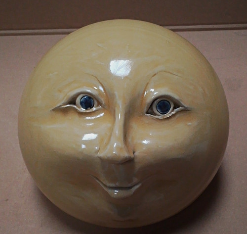 Keramik skulptur vollmond - keramik,