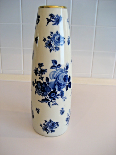 Schöne porzellan vase mit - schöne,
