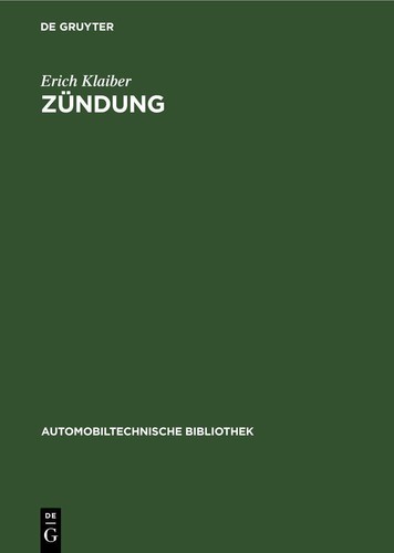 Zündung erich klaiber - zündung,