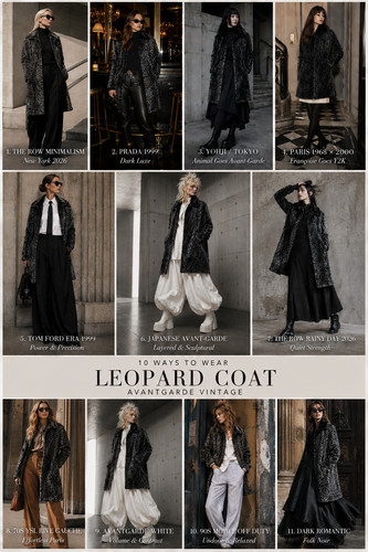 Vintage 90s leo fake - 90s, fur