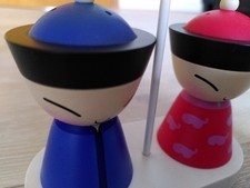 a Di Alessi Mr & Mrs Chin Salt & Pepper Giovannoni with Takeda 