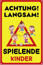Achtung Kinder Schild, 30 x 20
