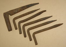 6 X antiker Haken - Mauerhaken - Loft Deko - Restauration