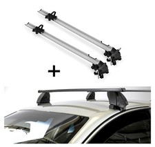 2x Fahrradträger Bike Pro+Dachträger K1M für für Mercedes C W203 4Türer 01-06