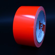 10m Zierstreifen 50mm Neon Rot