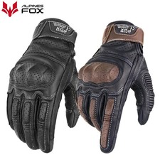Motorradhandschuhe aus Leder -