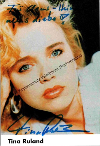 Original autogramm tina ruland - autogramm,