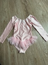 Kinder Ballettanzug Rosa mit Tüll Gr. 110