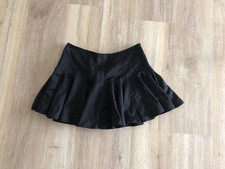 Falten Mini Rock Satin Ausgestellt Gothic Lolita Festival Süß Party M 38 Wie Neu