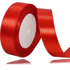 Geschenkband Satinband rot