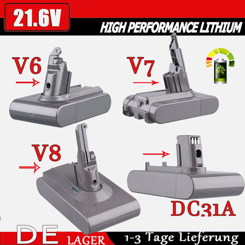 Für dyson 6400mah akku v7 - akku,