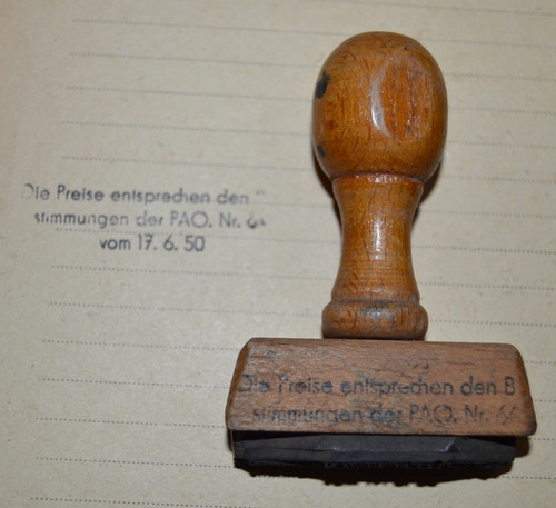 Alter ddr lorenz holzstempel - lorenz,
